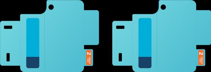 Actual product image Samsung Front Protection Film (2 Piece, Samsung Galaxy Z Flip5)