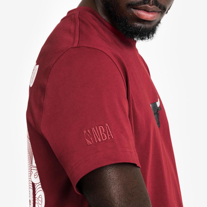 Produktbild Tarmak Damen/Herren Basketball T-Shirt NBA Chicago Bulls - TS900 rot (L)