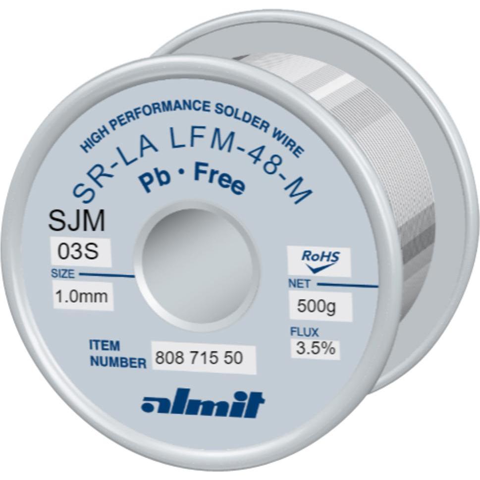 Almit Lötdraht, SR-LA SJM-03-S, 1,0 mm, 500 g, Lötgerät Zubehör