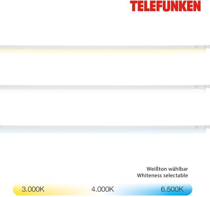 Actual product image Telefunken LED Unterbauleuchte, weiss, 1xLED-Platine/13W (1300 lm)