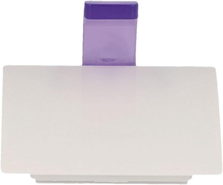 Produktbild Inofix Klebehaken quadratisch weiss-violett, 2 Stück