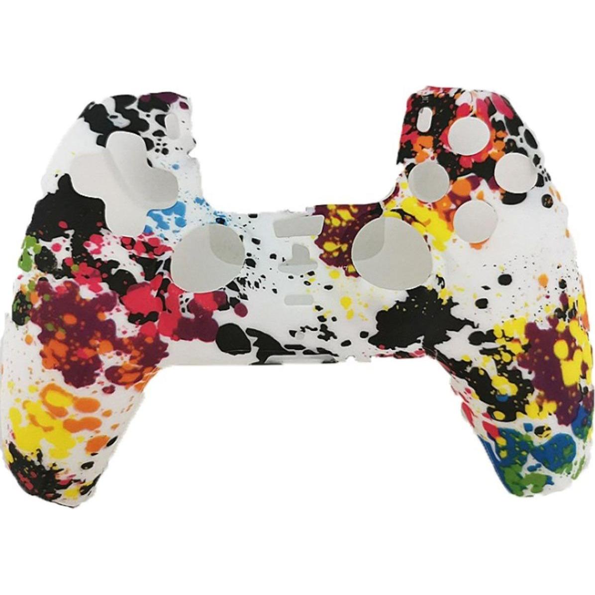 Thumbnail - König Design 2 x Schutzhülle für Playstation 5 DualSense Controller Skin Silikon Schutz Motiv (Playstation Classic), Gam...