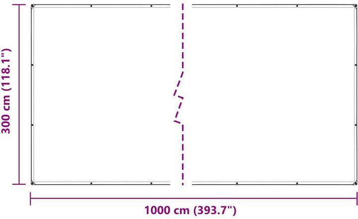 Image du produit vidaXL transparente Plane (10 x 3 m)