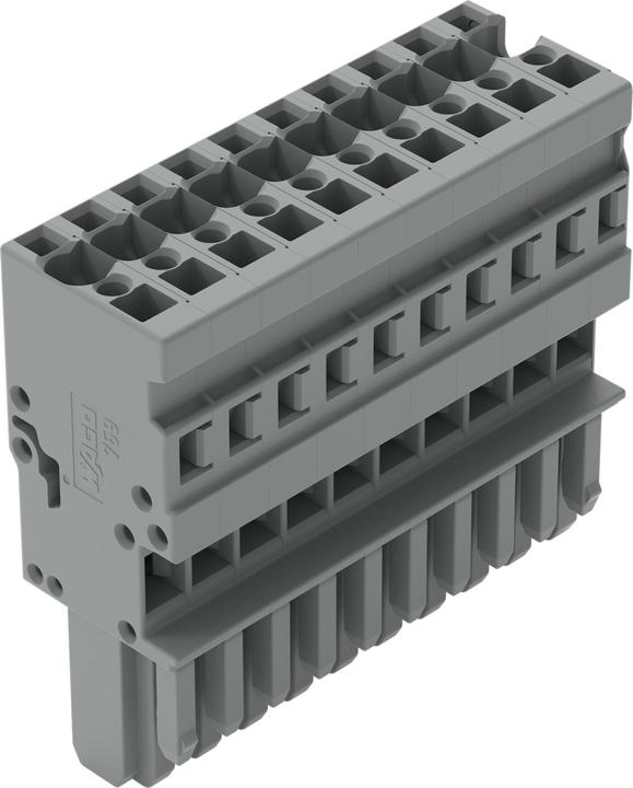 Produktbild Wago 1 Conductor Female Plug, 10 Pole Grey (Diverse)