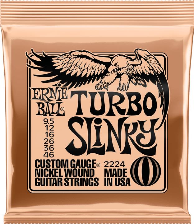 Image du produit Ernie Ball Turbo Slinky (6 x, Guitare électrique, 0.05")
