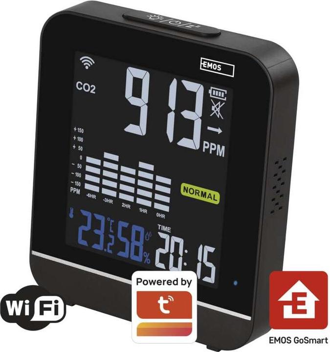 Immagine prodotto Emos Indicatore di qualità dell'aria GoSmart E30300 con WiFi