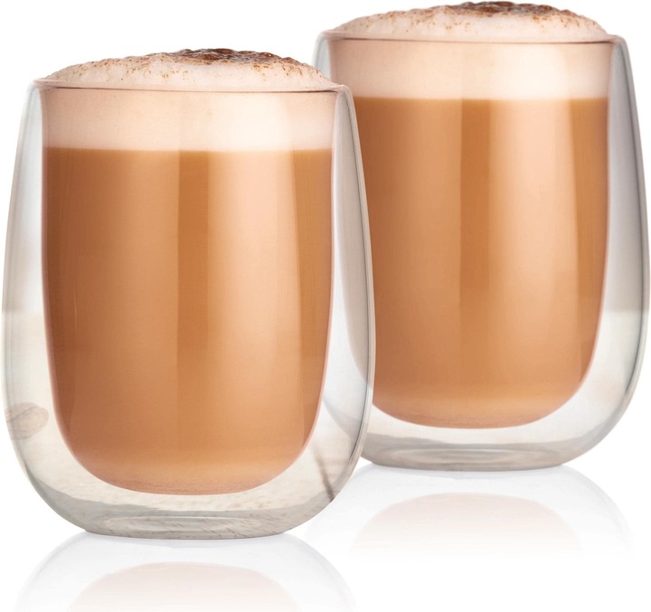 Produktbild Gourmetmaxx Thermogläser Cappucino, 2er-Set (250 ml, 2 x)
