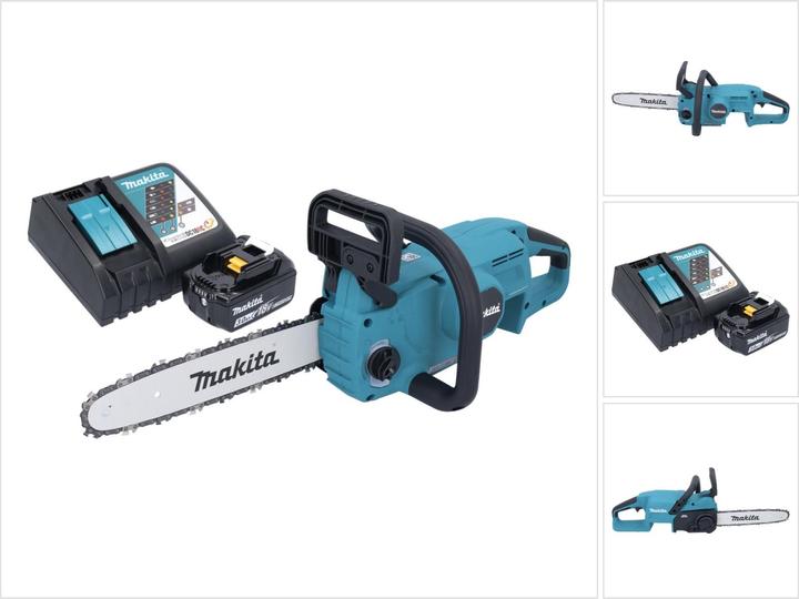 Actual product image Makita DUC 307 RF1X2 Battery Chain Saw 18 V 30 cm 7,7 m/s Brushless + 1x Battery 3,0 Ah + Charger (Battery chain saw)