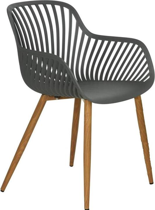 Actual product image ProGarden Sitzgruppe mit Balkontisch, 3-tlg. grau (49.50 x 47.50 cm)