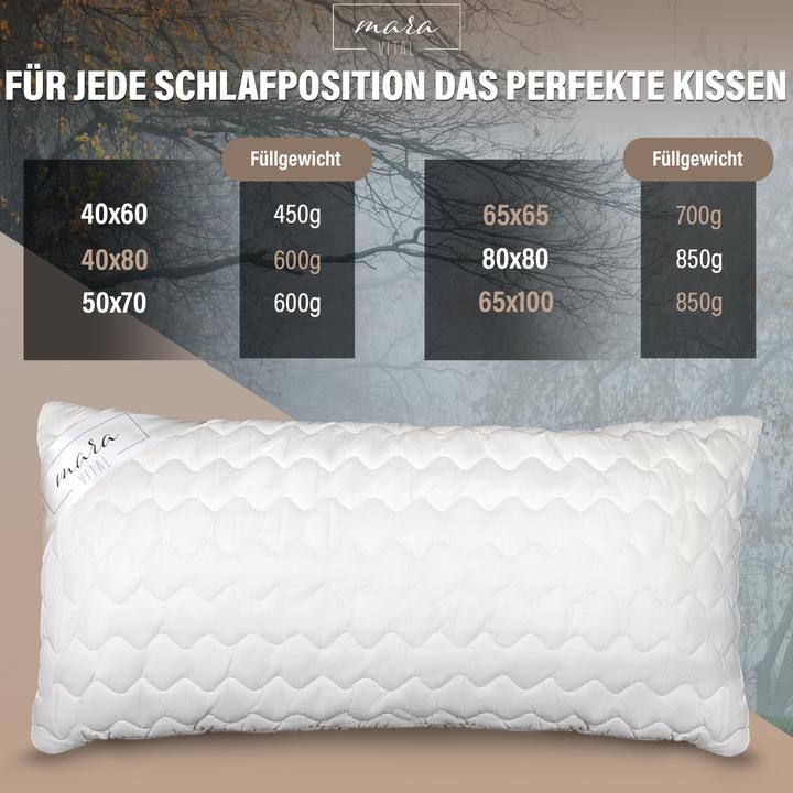 Produktbild Mara Vital Schurwollkissen (50 x 70 cm)