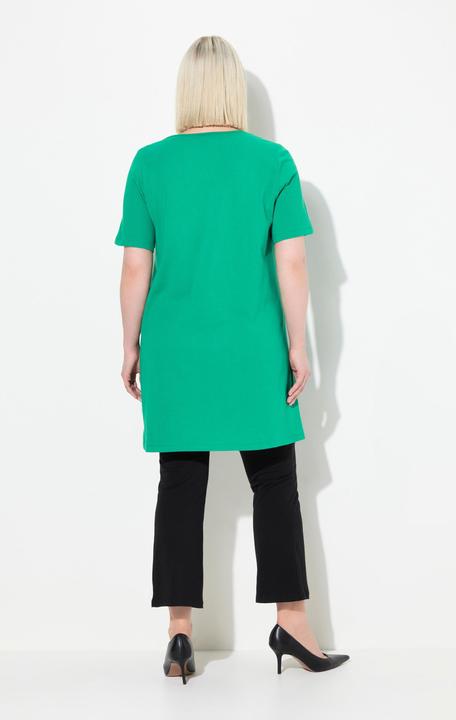 Immagine prodotto Ulla Popken Longshirt, A-Linie, Blumendruck ab der Schulter (58)