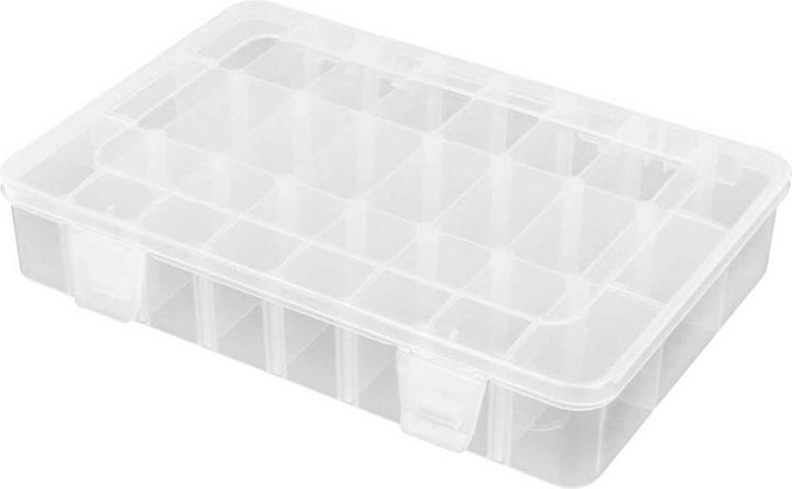Actual product image Robitronic sorting box 24 compartments 202x137x40mm variable