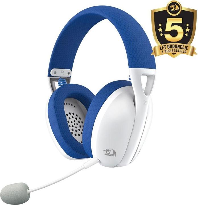 Actual product image Redragon H848 Wireless Bluetooth Gaming Headset Blue (Cable, Wireless)