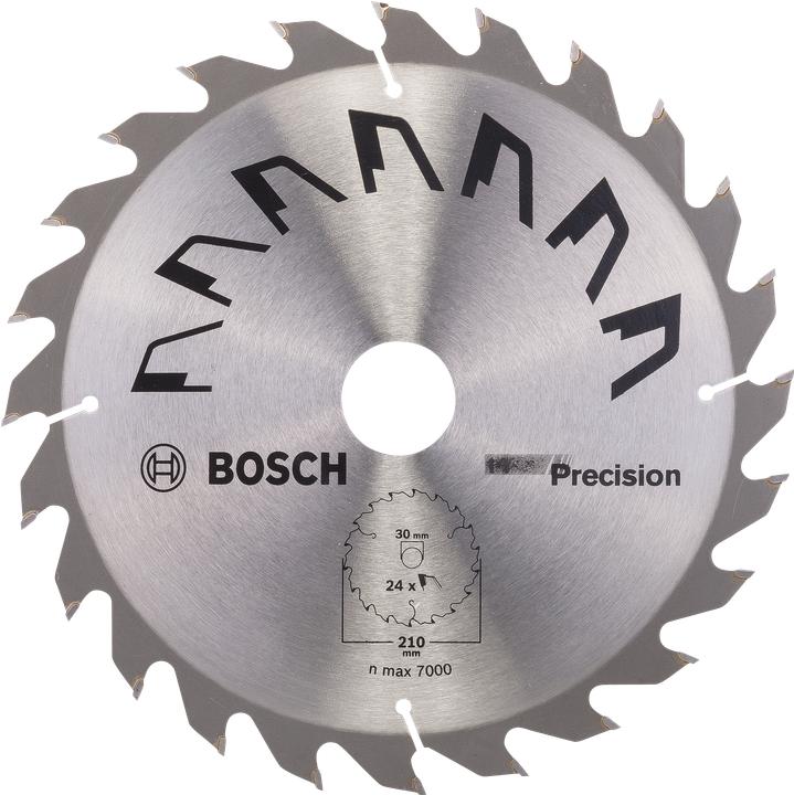 Actual product image Bosch Professional Zubehör Circular saw blade PRECISION D= 210 mm Bore= 30 mm Z= 24