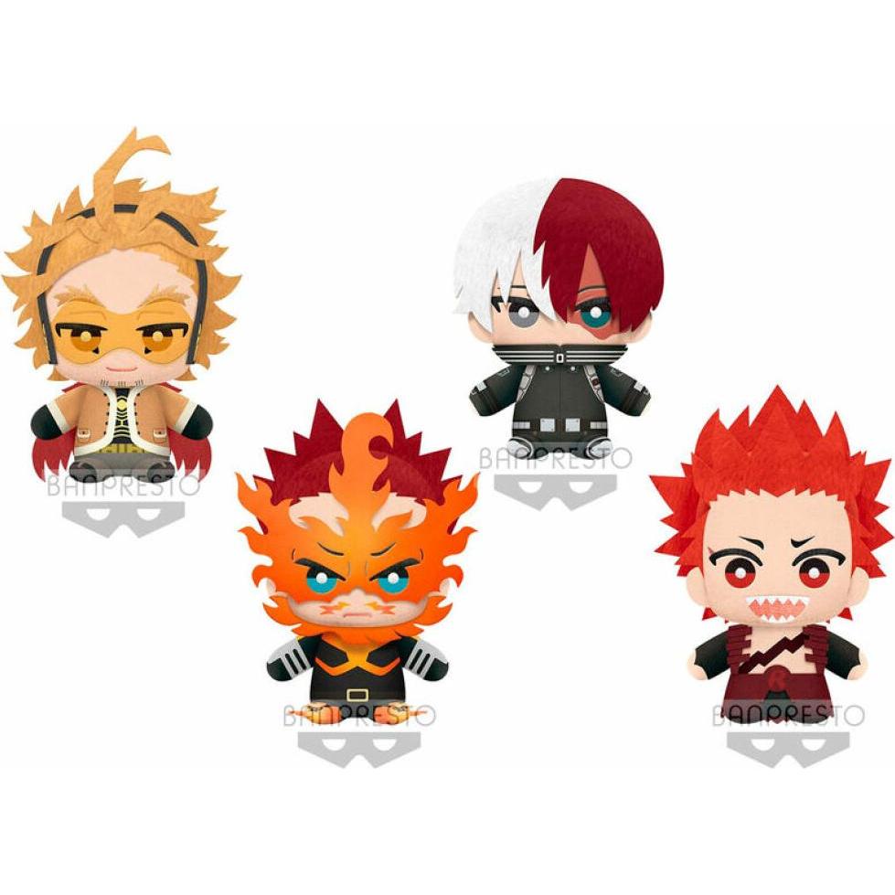 Banpresto Mein Held Academia World Heroes Mission Tomonui 18 Plüschtier 12cm sortiert Display