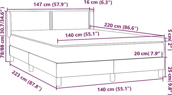 Image du produit vidaXL Carey (140 x 220 cm)