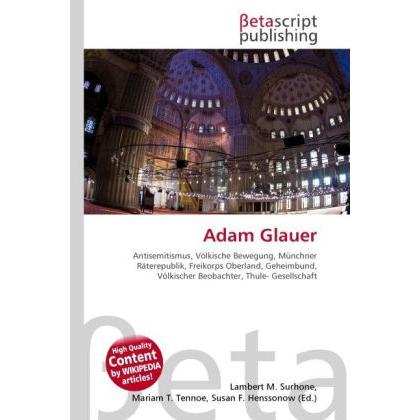 Adam Glauer, Fachbücher von Susan F. Marseken, Lambert M. Surhone, Miriam T. Timpledon