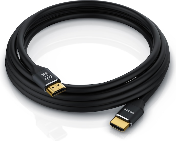 Image du produit Primewire Câble HDMI 2.1, 8K 60 Hz, Premium Ultra HD, haute vitesse 7680 x 4320 @ 120 Hz - 4k @ 240 Hz avec (3 m, HDMI)