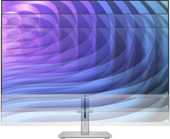 Actual product image HP M27h FHD Monitor 68,58cm 27inch IPS 1920x1080 16:9 300cd/m2 5ms VGA 2xHDMI Black/Silver (P) (1920 x 1080 pixels, 27")