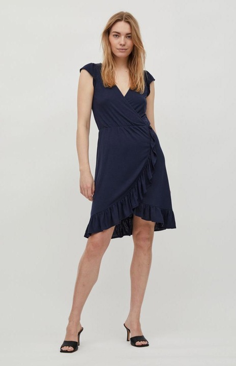 Produktbild Vila Kurzärmeliges Wickelkleid (S)