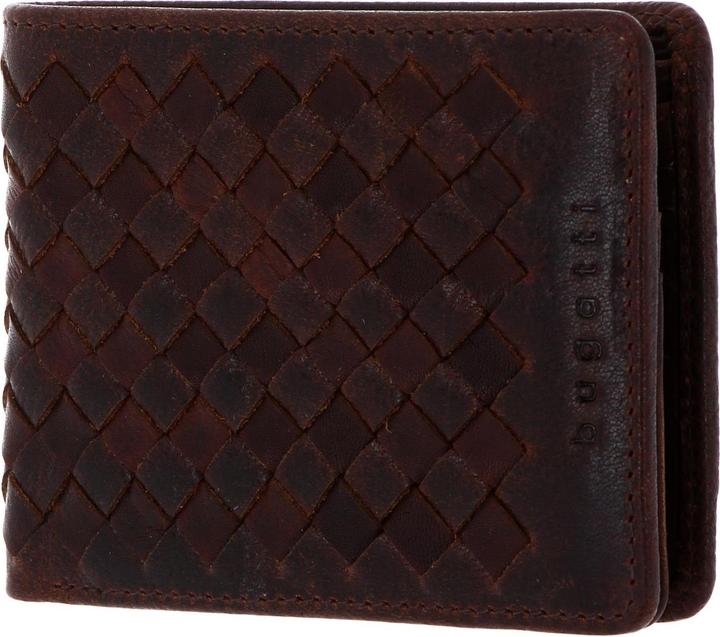 Actual product image Bugatti Woven wallet leather 11 cm
