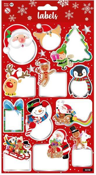 Immagine prodotto Card Group Etichette di Babbo Natale