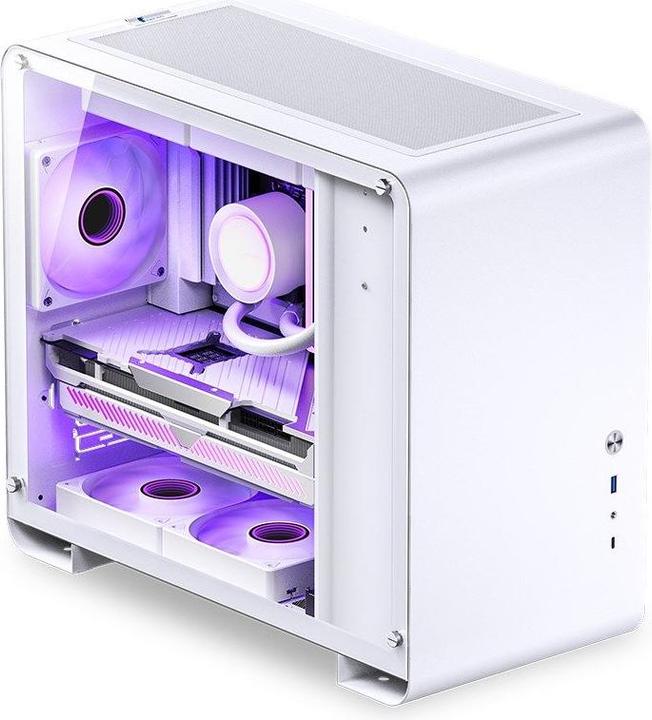 Actual product image Jonsbo U4 Mini Micro ATX case, tempered glass (ITX, Mini-ATX)