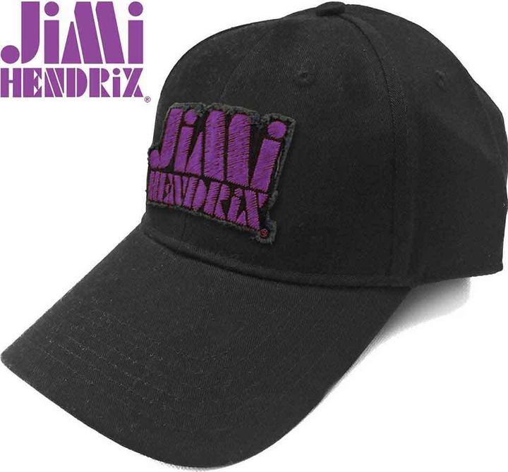 Jimi Hendrix JimiHendrix Purple Stencil Logo Baseball Cap