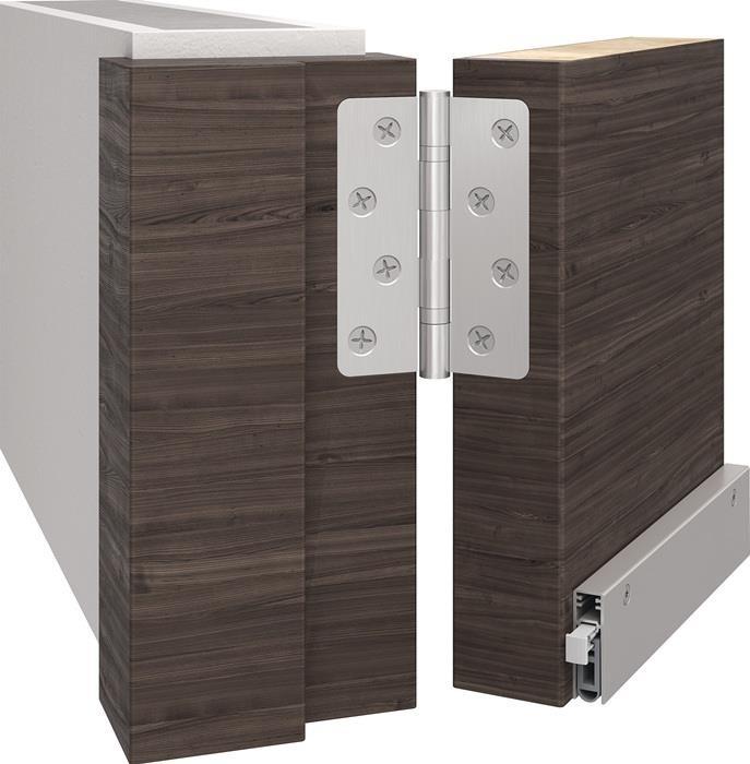 Actual product image Athmer Door seal Kältefeind Allround® 1-1075 1-s.L.708mm Alu.silverf.HLT L/R