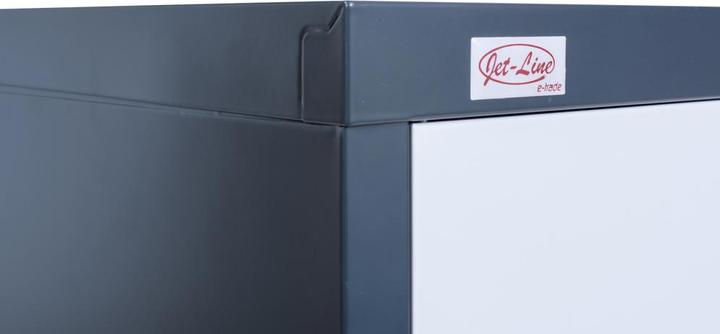 Produktbild Jet-Line Aktenschrank KIEW dunkelgrau-anthrazit knock-down 90x40x90cm (90 x 40 x 90 cm)
