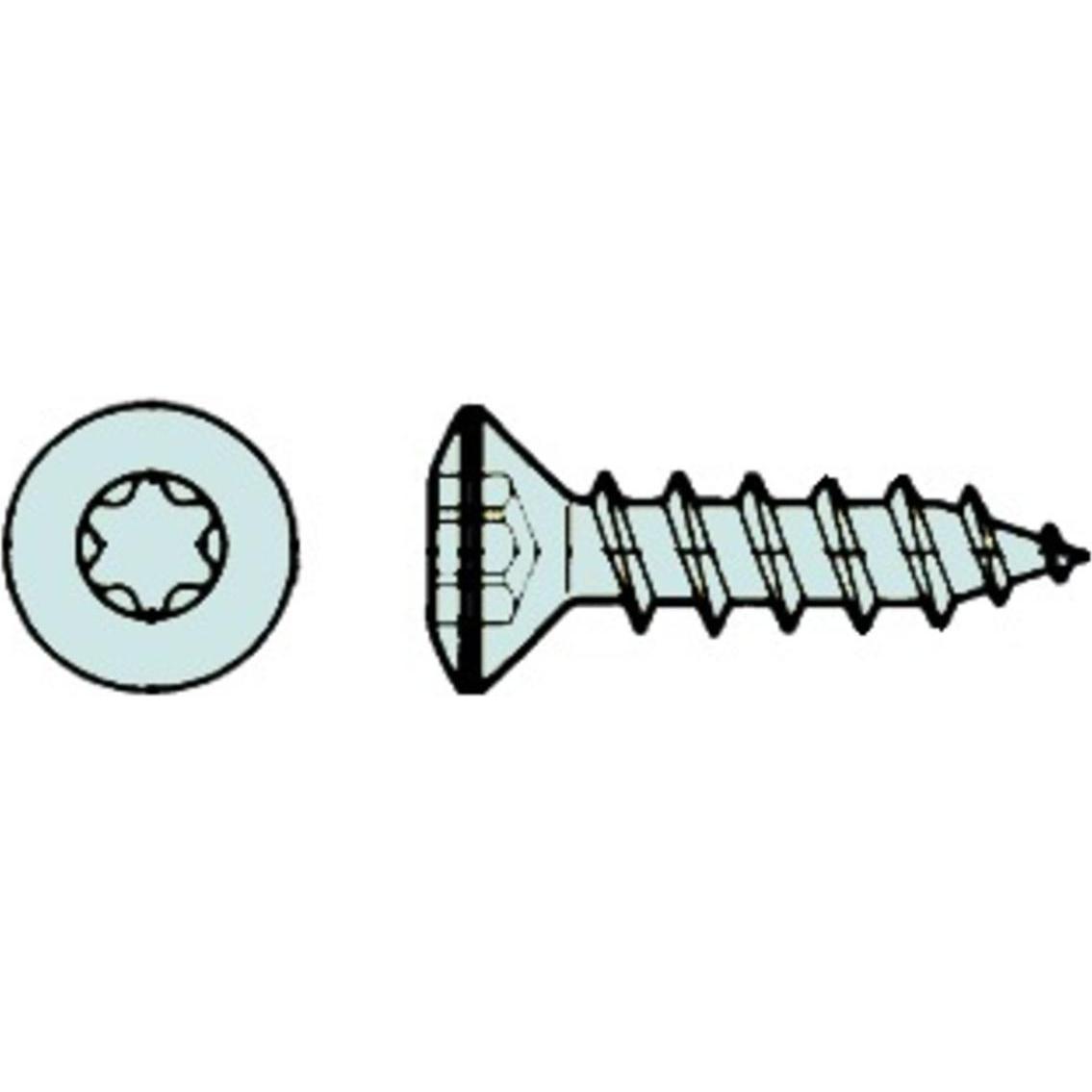 Werkstarck, Schrauben, Spanplattenschrauben (1000 Schrauben pro Stück)
