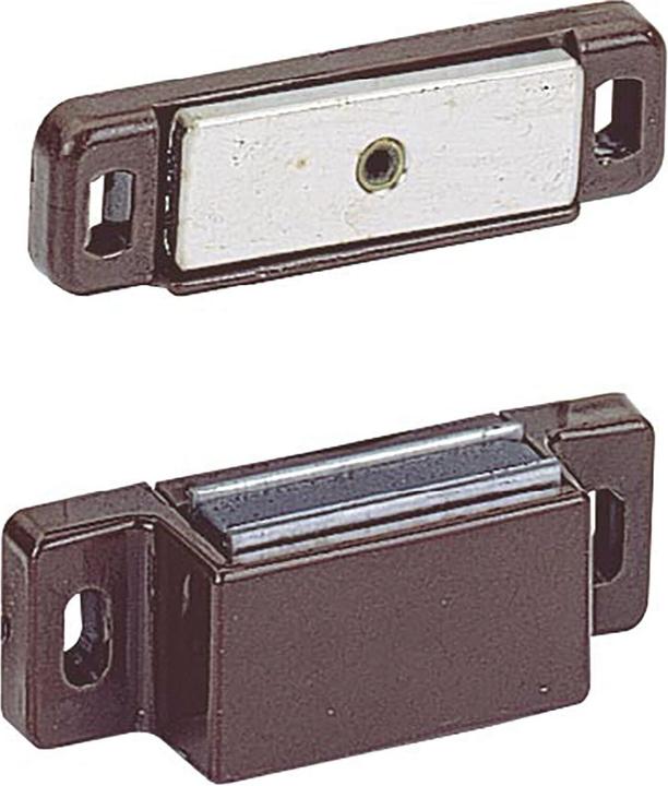 Hettich Loqueteau magnétique M74 + contrepartie, HK 4 kg, KS marron