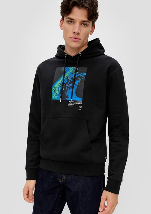 Produktbild s.Oliver Sweatshirt Sweatshirt mit Grafikprint (L)