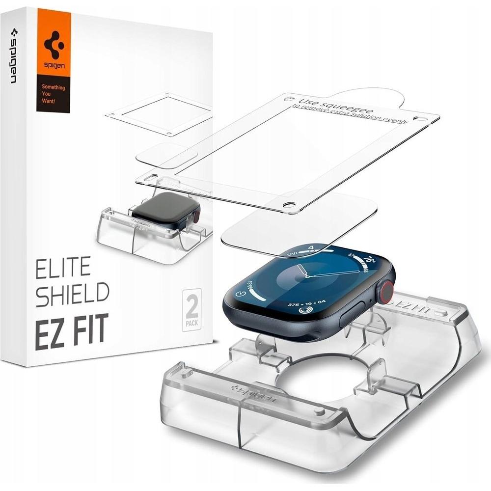 Spigen EZ Fit 2 Pack 46mm, Smartwatch Zubehör, Transparent