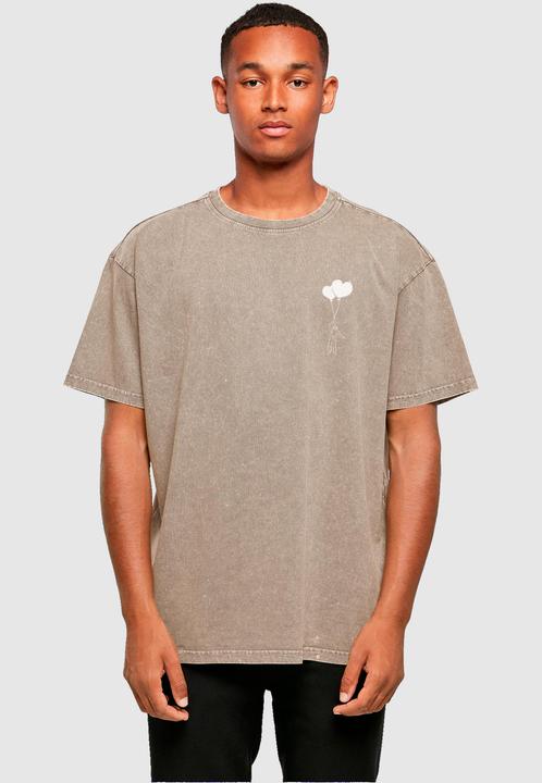 Actual product image Merchcode Love In The Air Acid Washed Heavy Oversize Tee - 136177 (M)