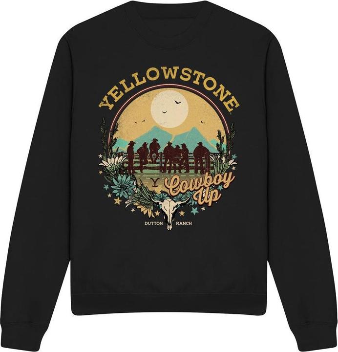 Immagine prodotto Yellowstone Cowboy Up Felpa Adulto Unisex (L)