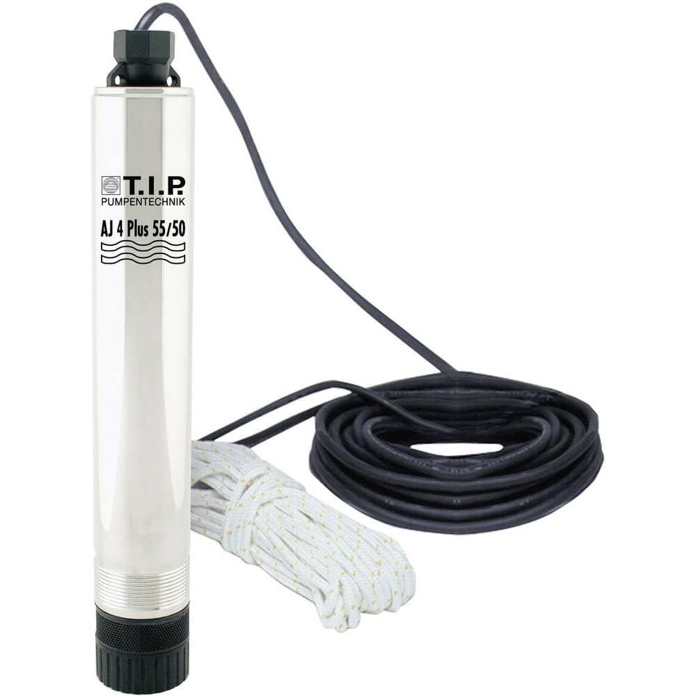 TIP Pumpen Tiefbrunnenpumpe AJ 4 Plus 55/50 (Gartenpumpe) (30104)