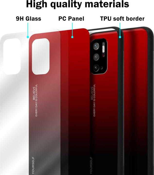 Produktbild Cadorabo Hülle für Xiaomi RedMi NOTE 10 5G / POCO M3 PRO 5G TPU im 2 Farben Design (Xiaomi Poco M3 Pro 5G, Xiaomi Redmi Note 10 5G)