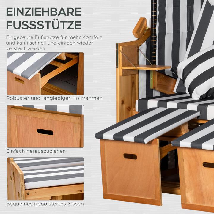 Immagine prodotto Outsunny Sedia da spiaggia