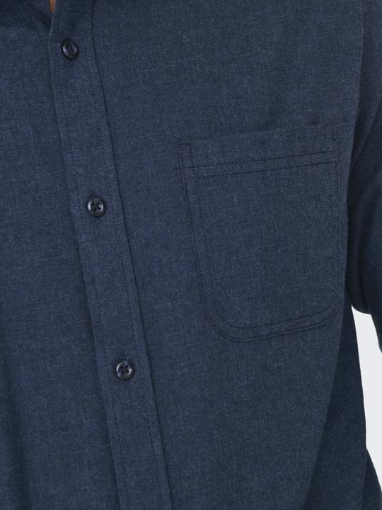 Produktbild Only & Sons Normal geschnitten Hemdkragen Hemd Hemd (XXL)