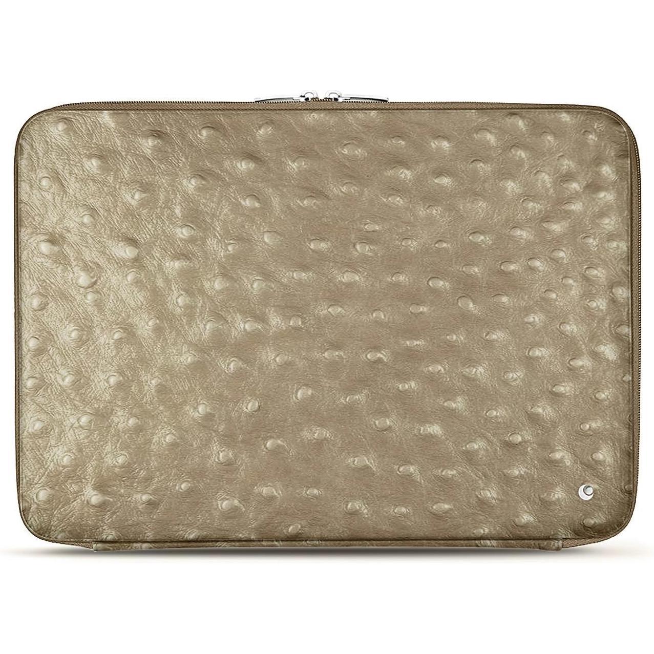 Noreve Lederhülle, Notebooktasche, Beige