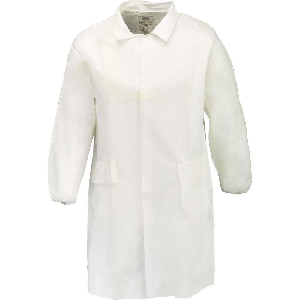 Asatex, Arbeitsjacke, Chemikalienschutzkittel  Grösse XL weiss (XL)