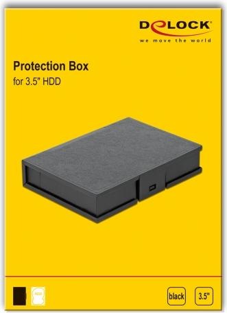 Actual product image Delock Protective box for 3.5" HDD