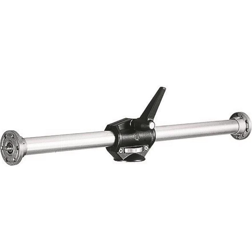 Manfrotto Auslegearm 2X 3/8" 90° silber (Stativadapter), Stativ Zubehör, Silber