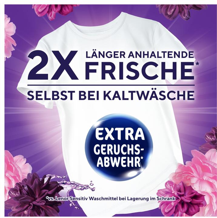 Actual product image Lenor WM Pulver Amethyst & Blütentraum 4.5KG Waschmittel 90 WL (90 Washing cycles, Washing powder)
