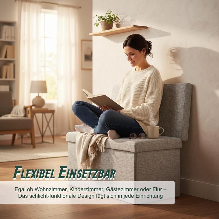 Actual product image Relaxdays Foldable seat stool