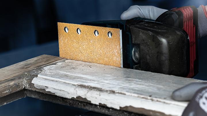 Actual product image Bosch Professional Zubehör Accessories 2608901663 Sanding paper for orbital sander grain 120 ( (120)