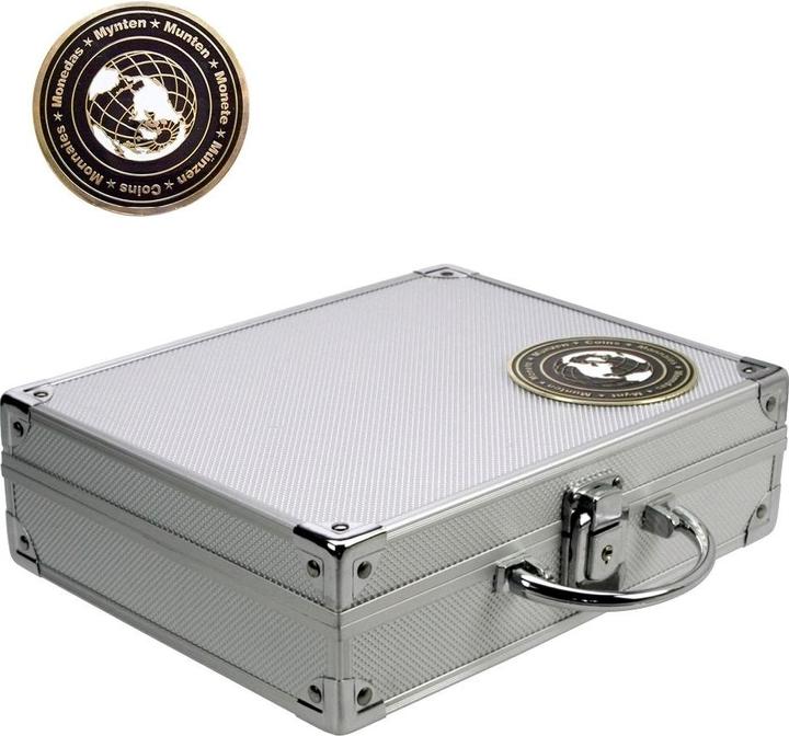 Actual product image Schwäbische Albumfabrik Coin case aluminium with carrying handle, lockable