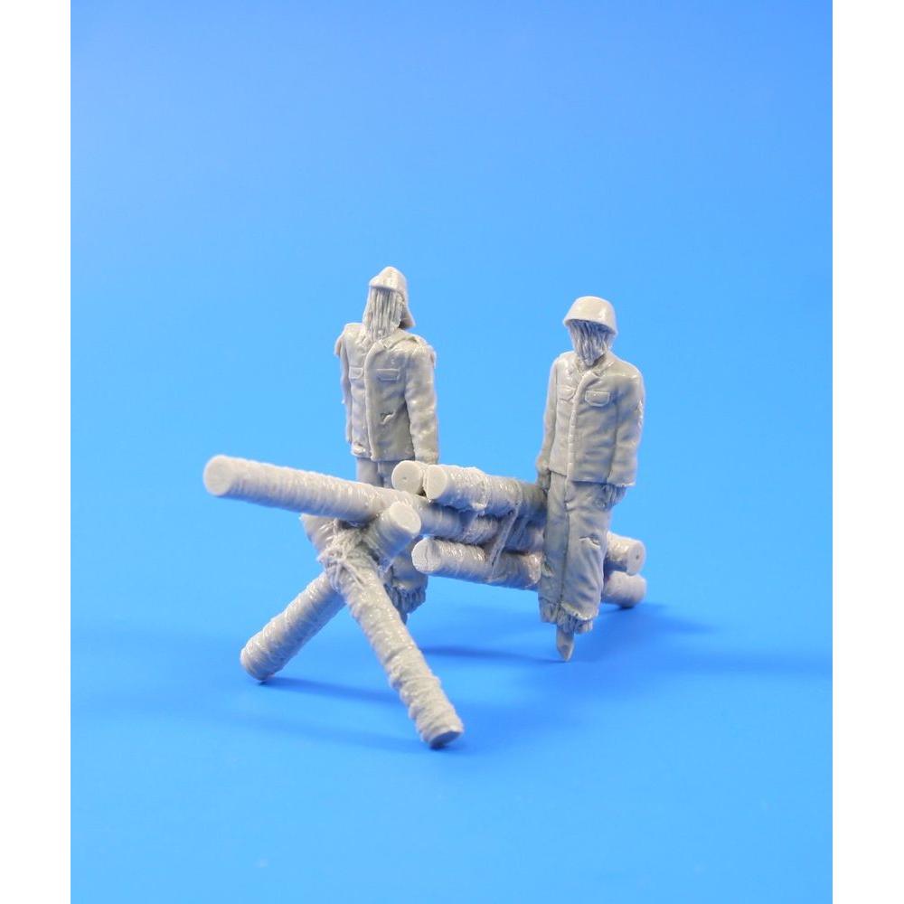 CMK Jap.Army dummy soldiers+howitzer WWII