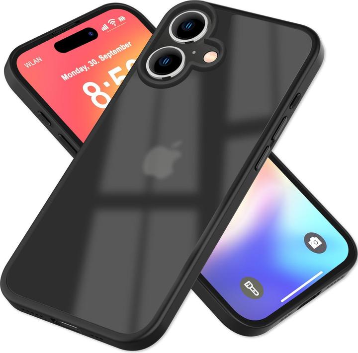 Actual product image Nalia Matte hybrid cover semi-transparent (Apple iPhone 16)